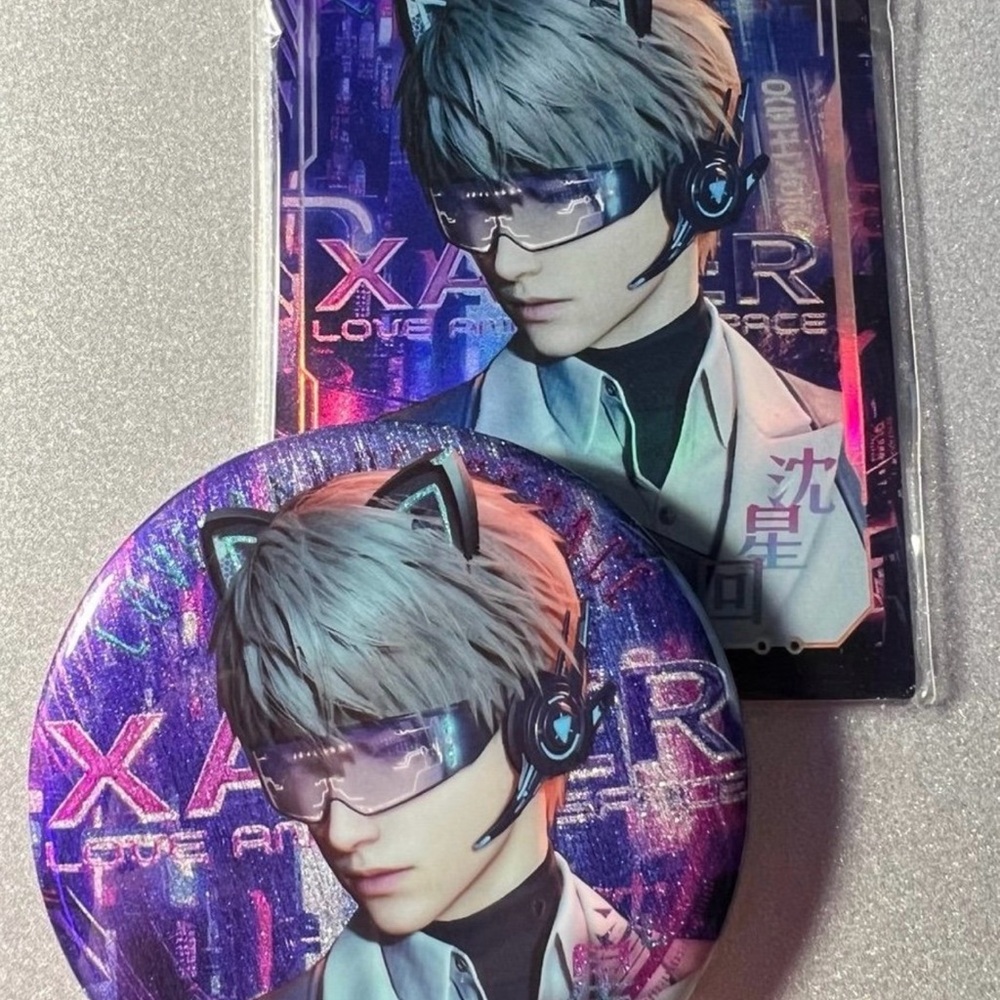 Love and Deepspace Xavier Card and Pin Set